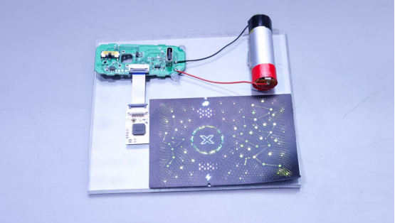 The application of LED displays in e-cigarettes.